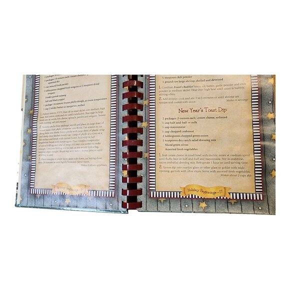 Old-Fashioned Holiday Christmas Recipe Book by Debbie Mumm Spiral Bound 2006 - Picture 5 of 11
